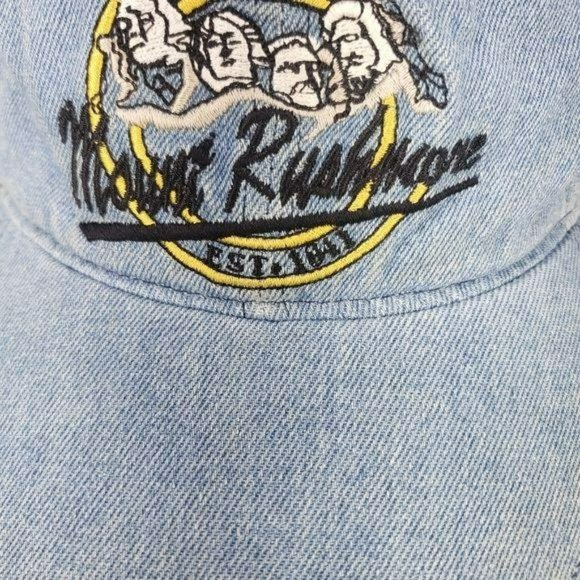 Mount Rushmore Vintage Light Denim Buckle Cap - Picture 12 of 14